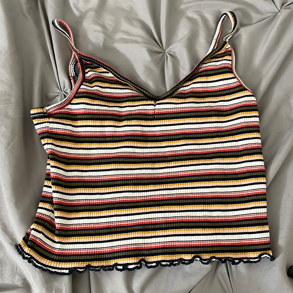 Multicolored crop top